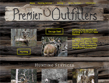 Tablet Screenshot of premier-outfitters.com